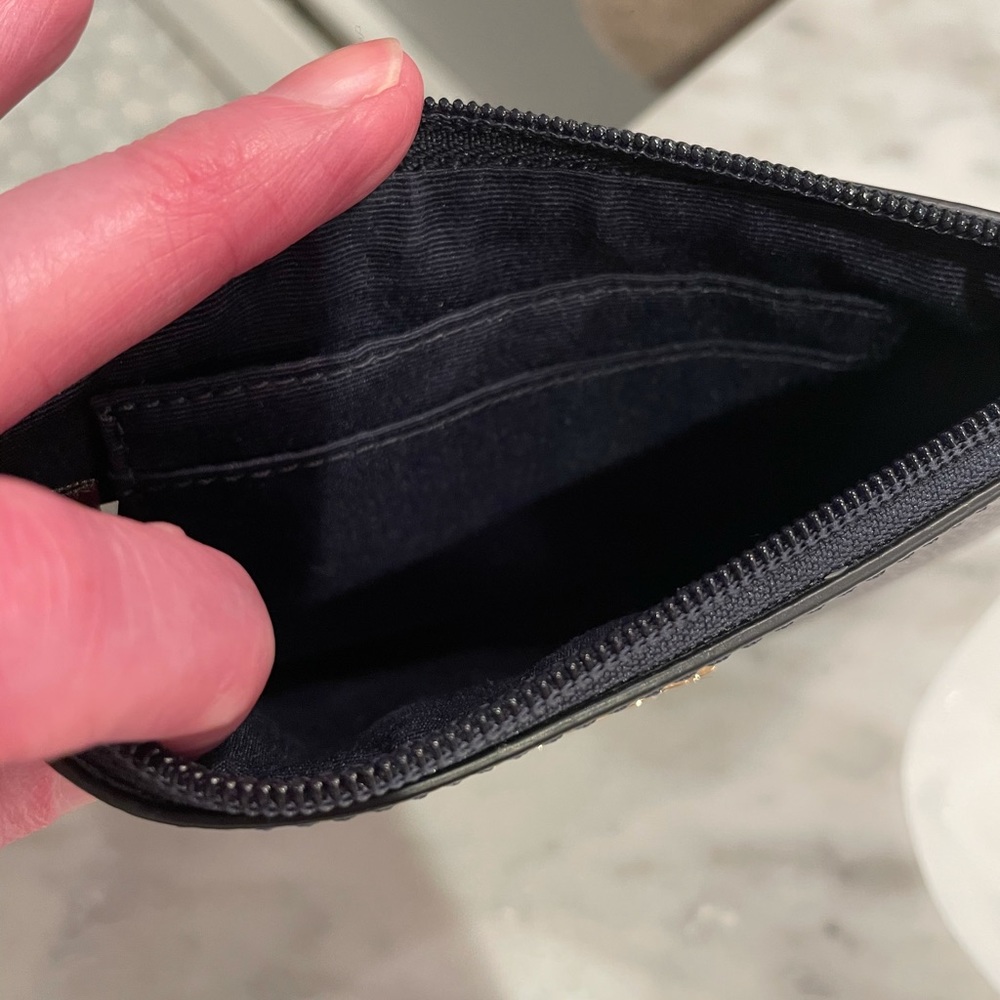 Coach navy wristlet - Picture 2 of 4
